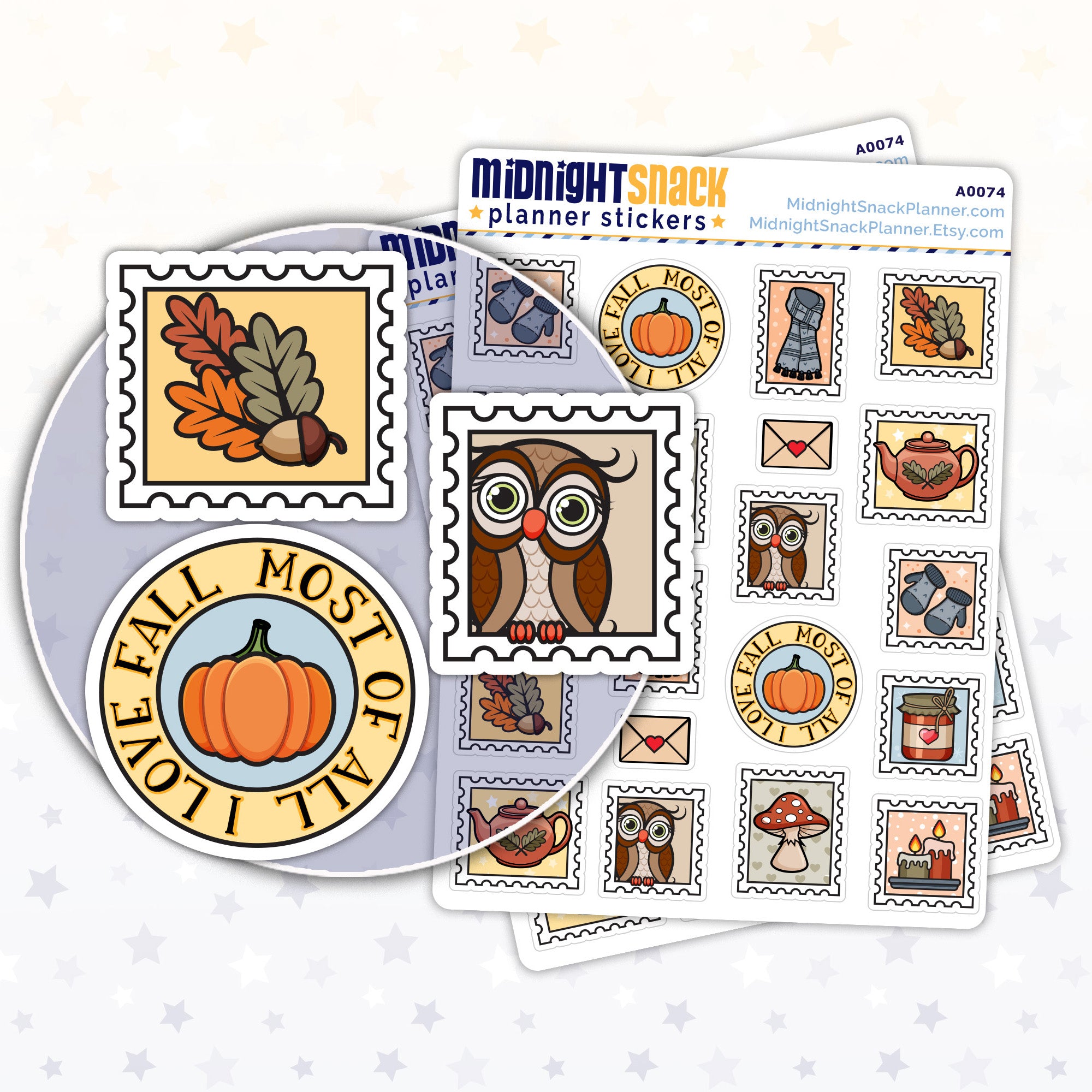Decorative Fall Stamps