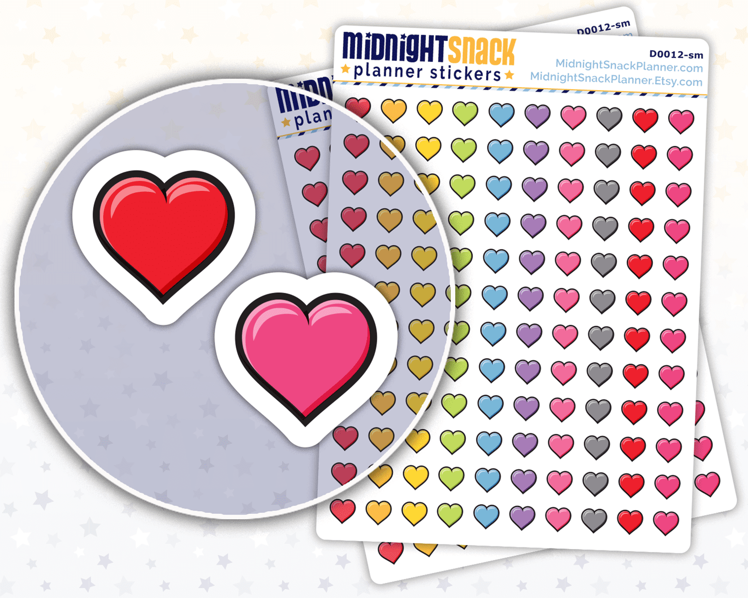 Heart Icon: Decorative Planner Stickers