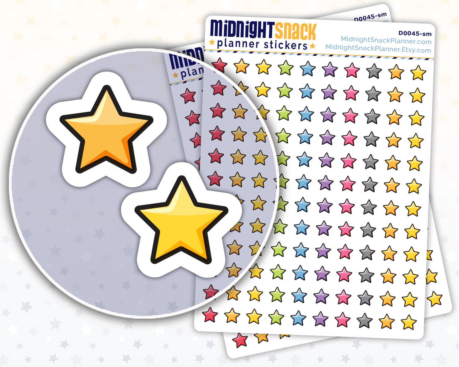 Star Icon: Decorative Planner Stickers