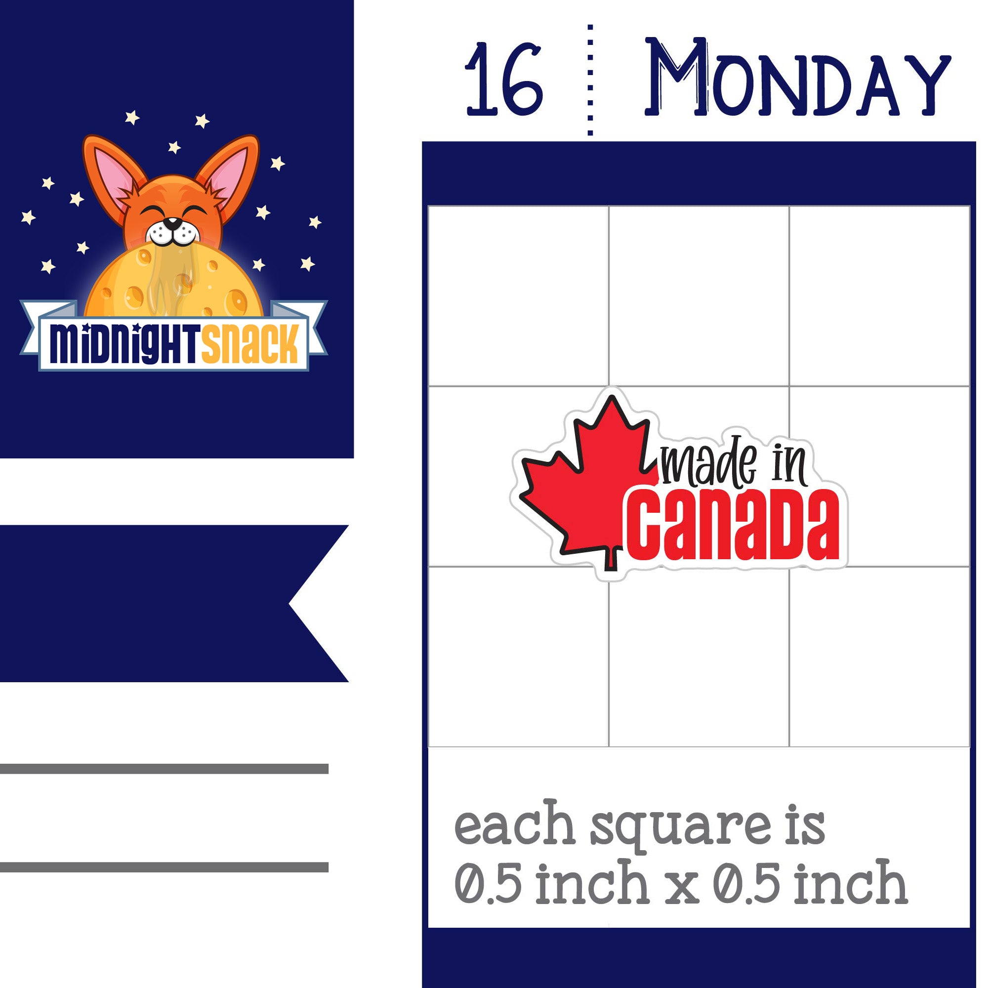 Made in Canada Stickers: COO Sticker for Shipping