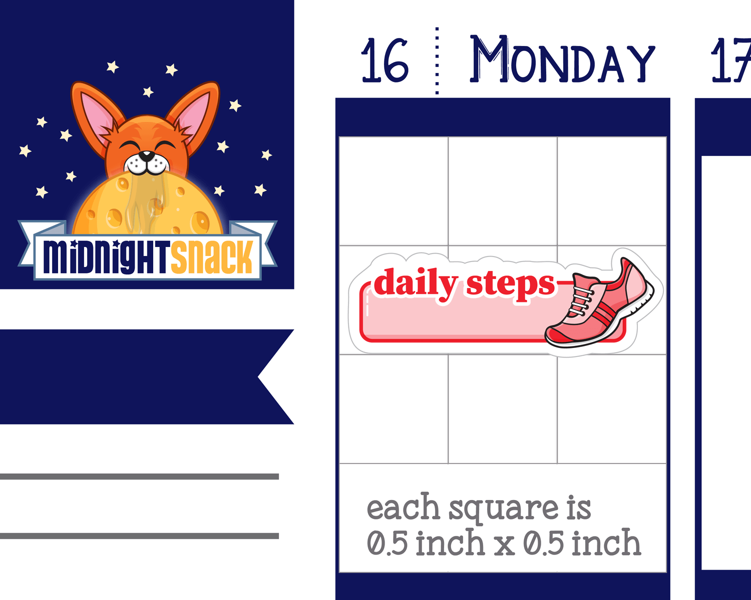 Daily Step Tracker: Fitness and Exercise Planner Stickers