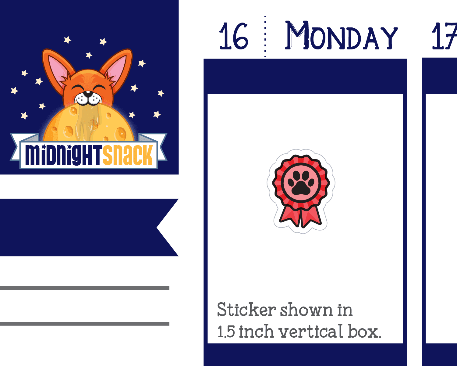 Pet Prize Ribbons: Dog and Pet Planner Stickers