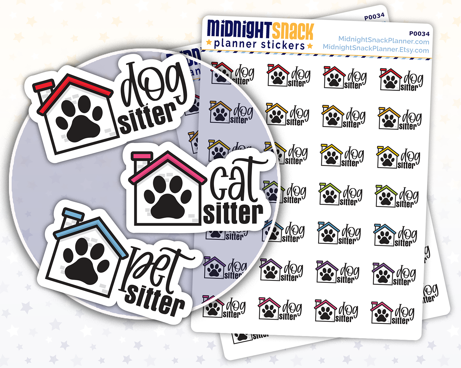 Pet Sitter: Pet Planner Stickers