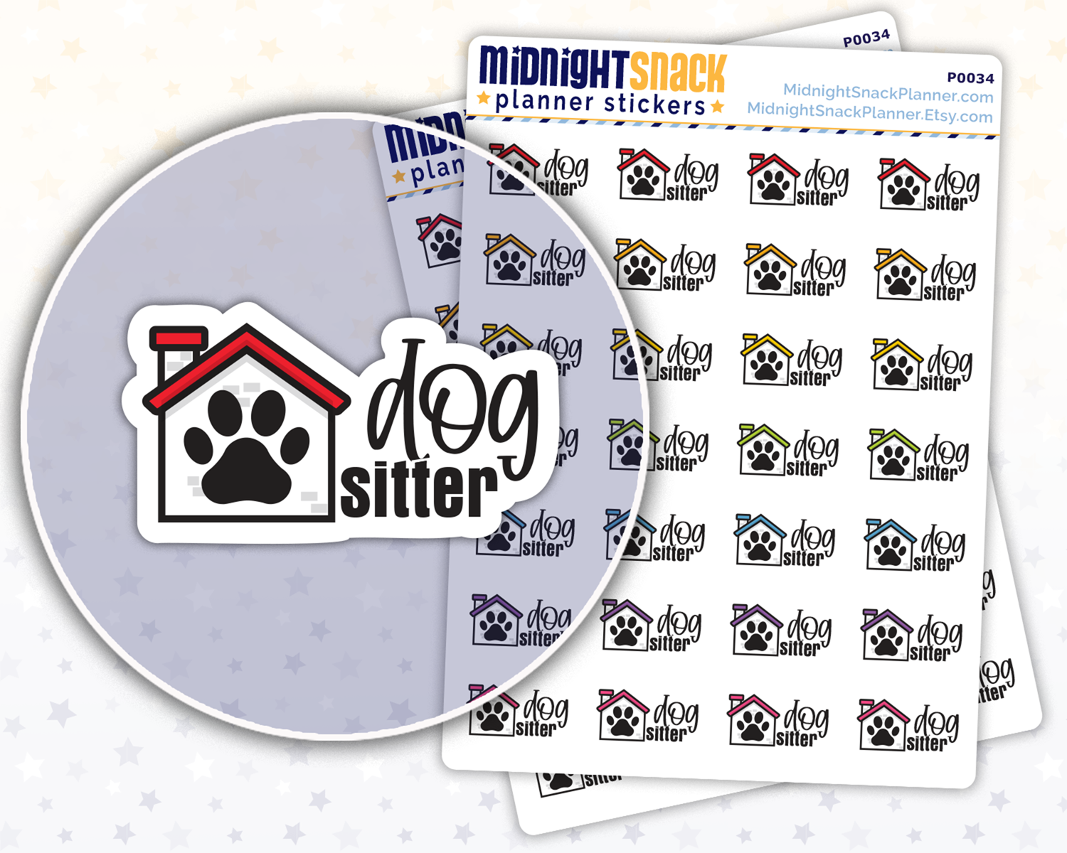 Pet Sitter: Pet Planner Stickers