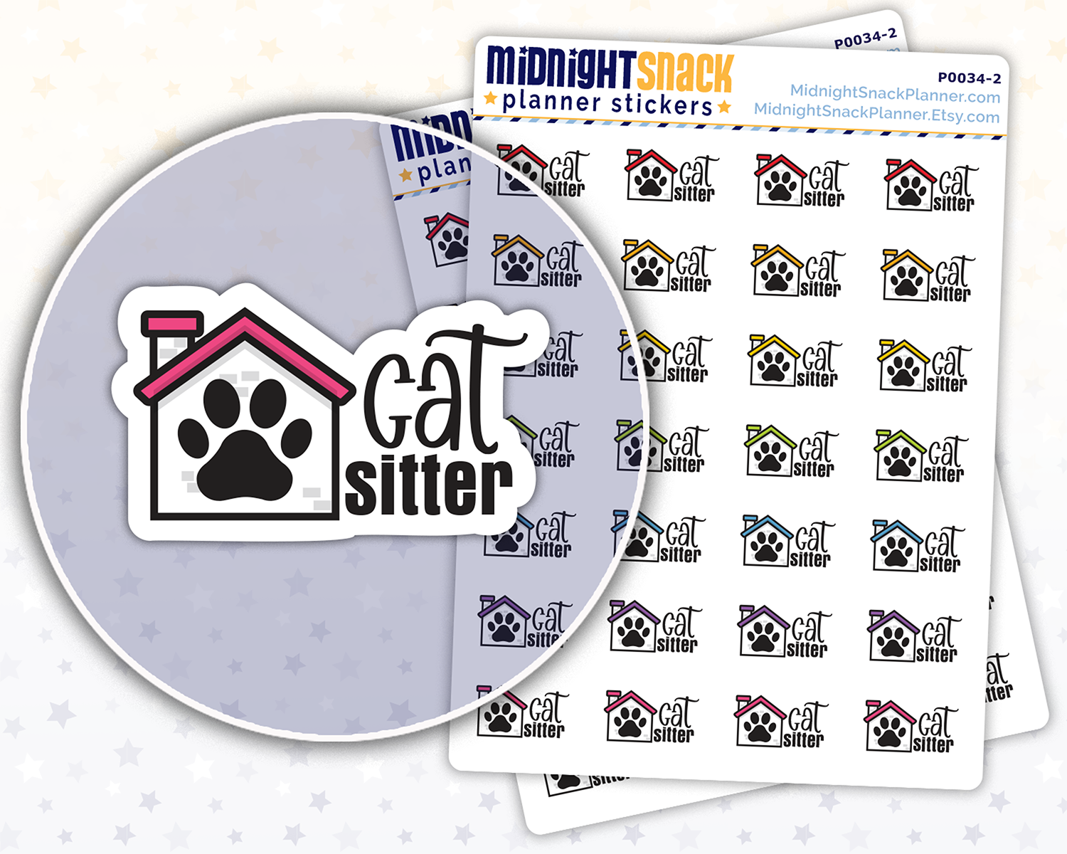 Pet Sitter: Pet Planner Stickers