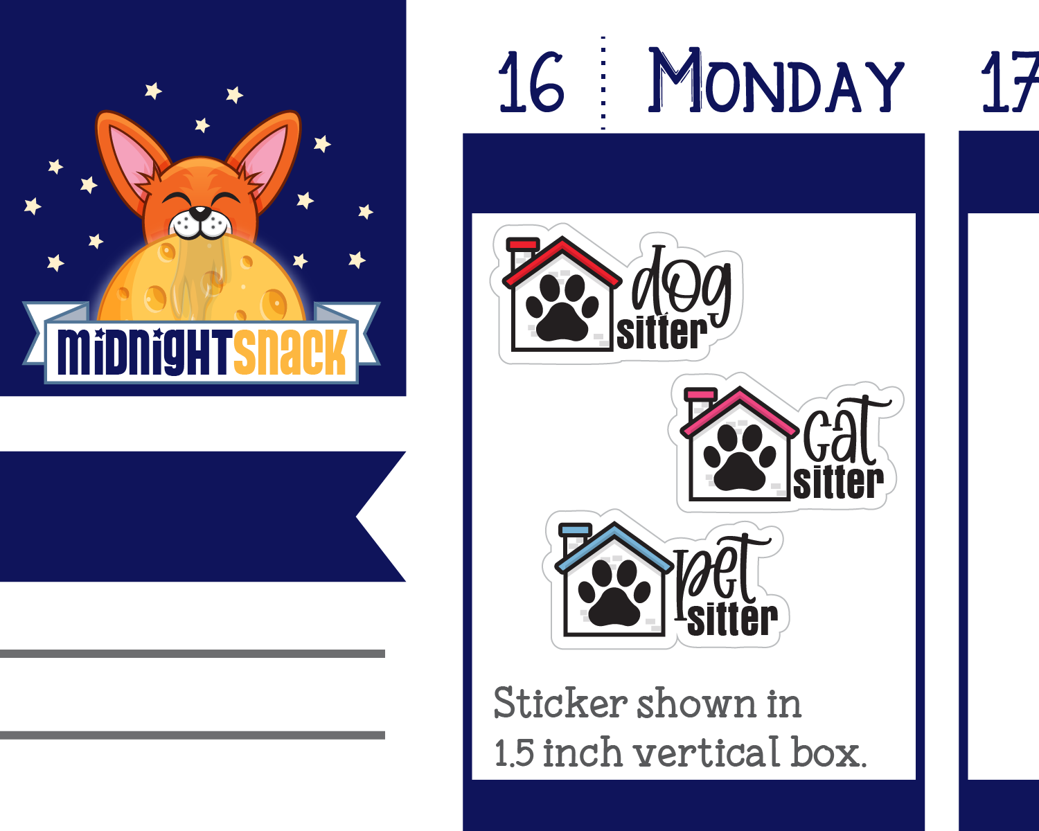 Pet Sitter: Pet Planner Stickers