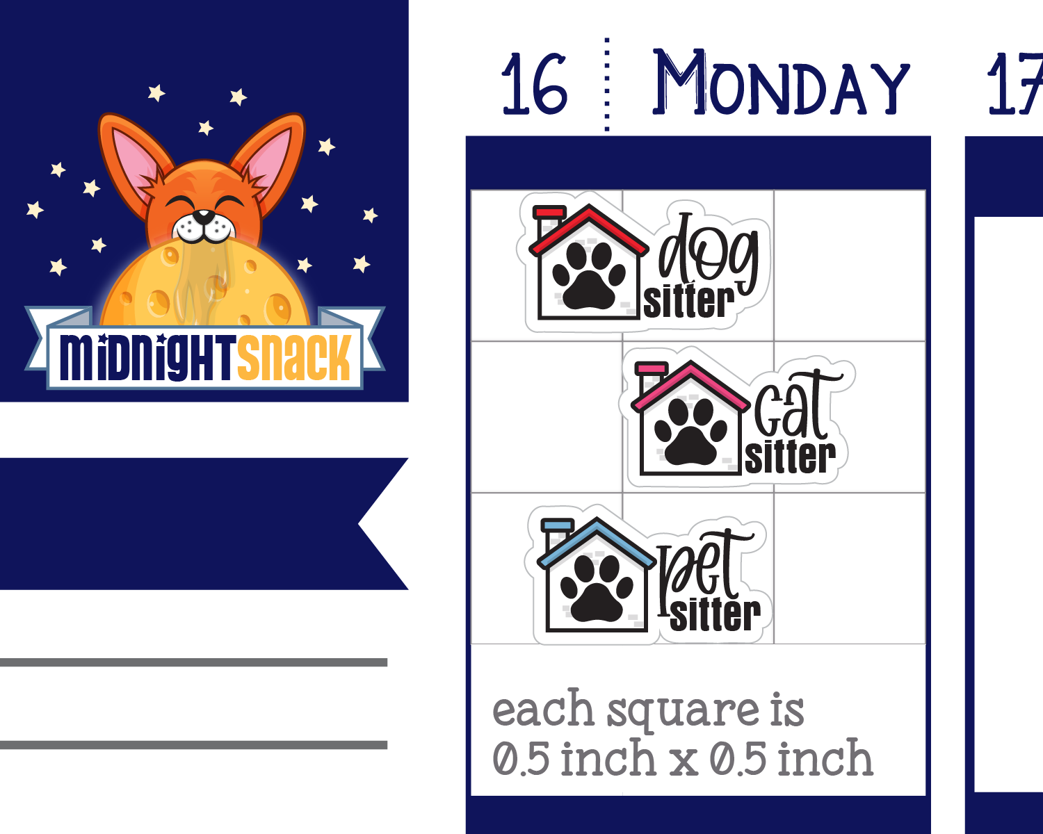 Pet Sitter: Pet Planner Stickers