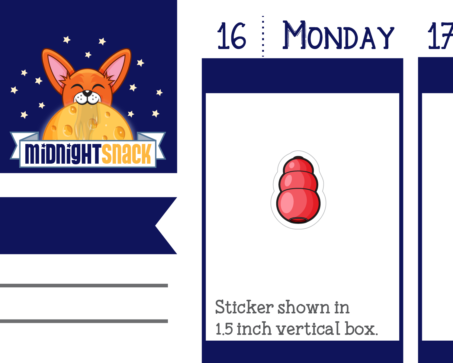 Dog Enrichment: Food Stuffer Toys Planner Stickers