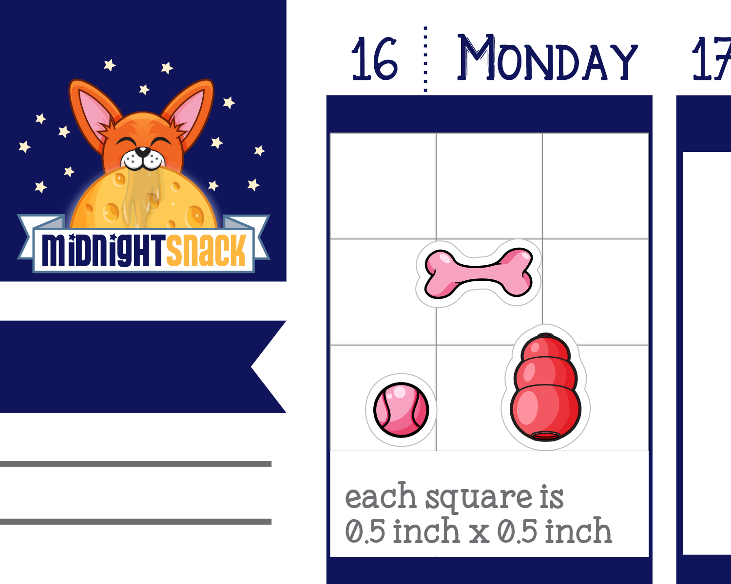 Dog Toys and Enrichment Planner Stickers