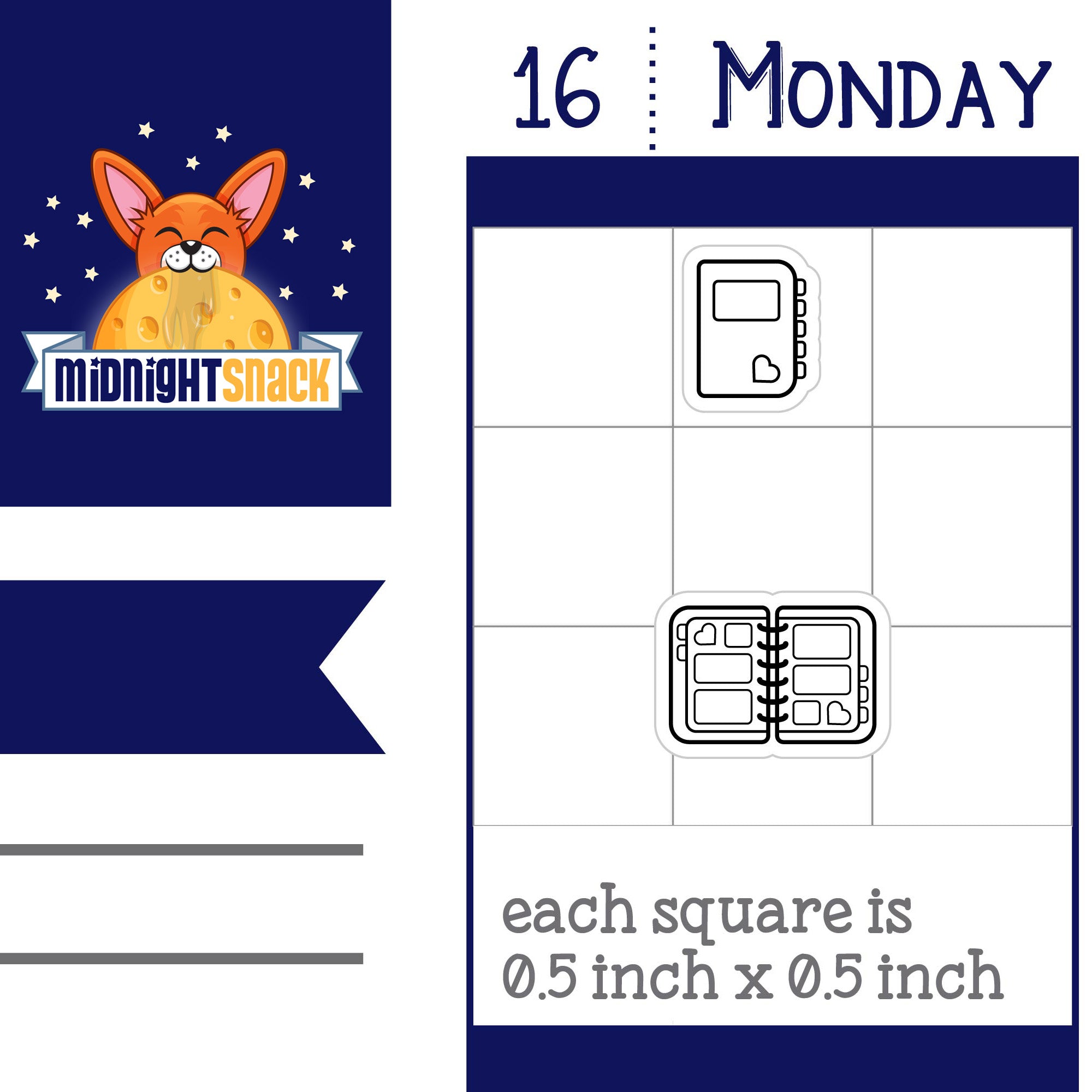 Planner Icons: Mini Planner Stickers