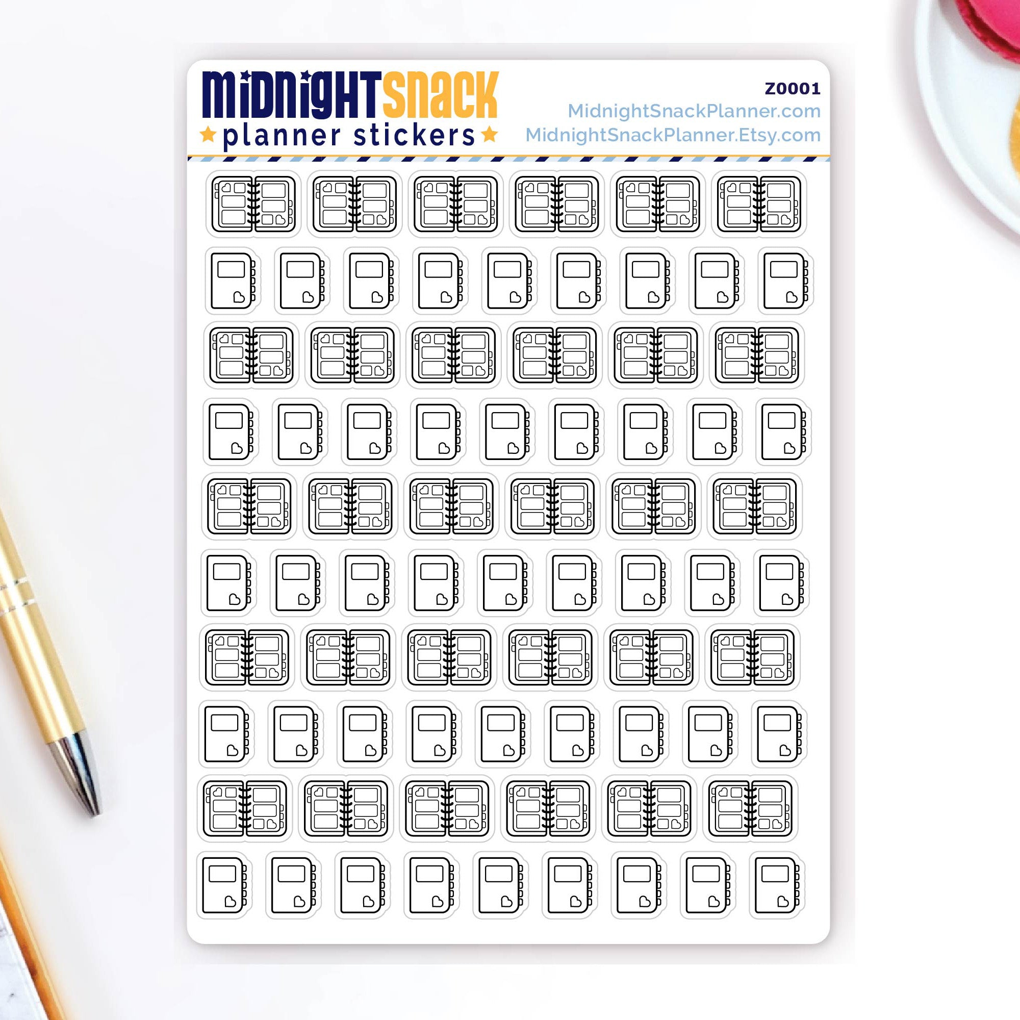 Planner Icons: Mini Planner Stickers