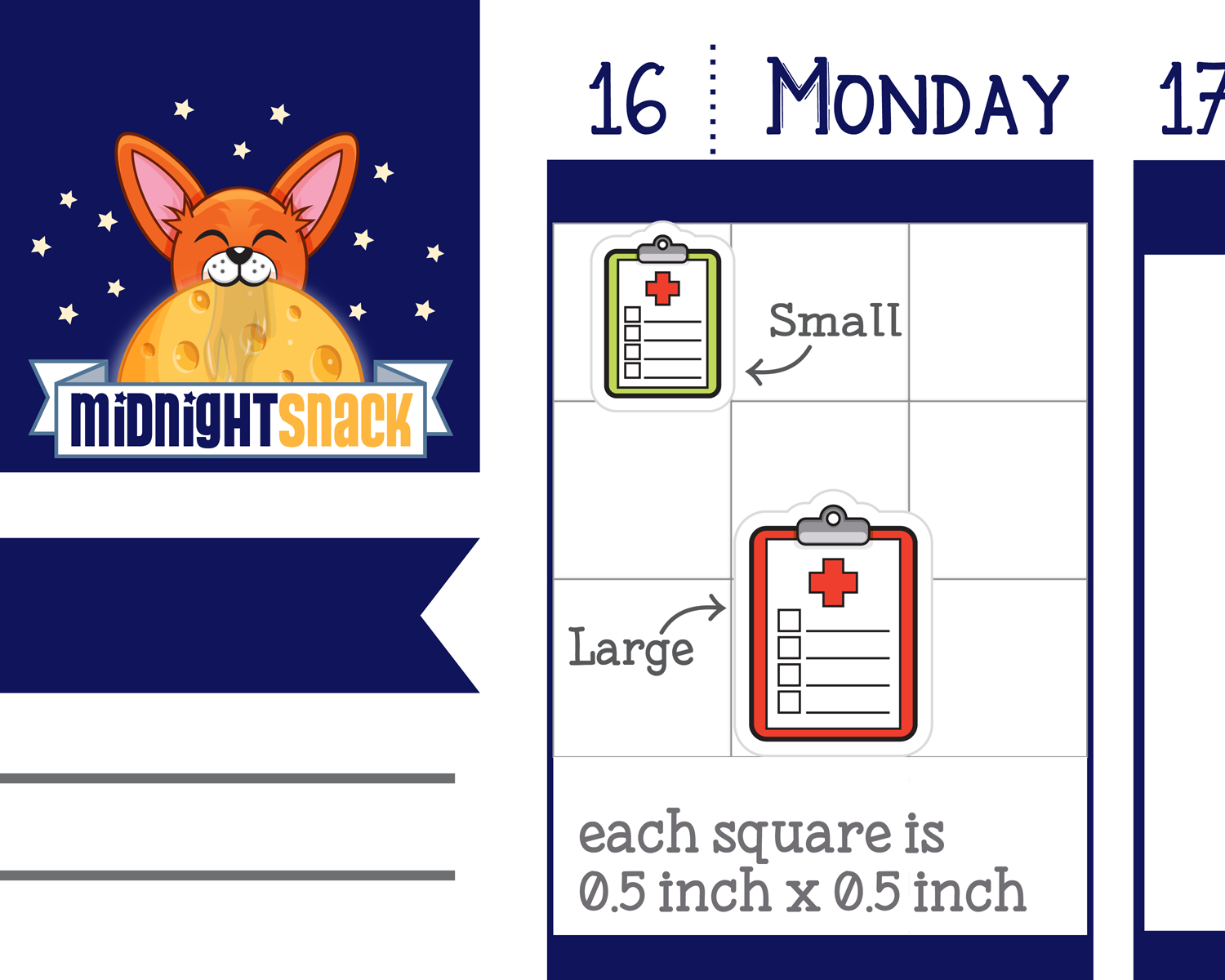 Check-Up Icon: Appointment Reminder Planner Stickers