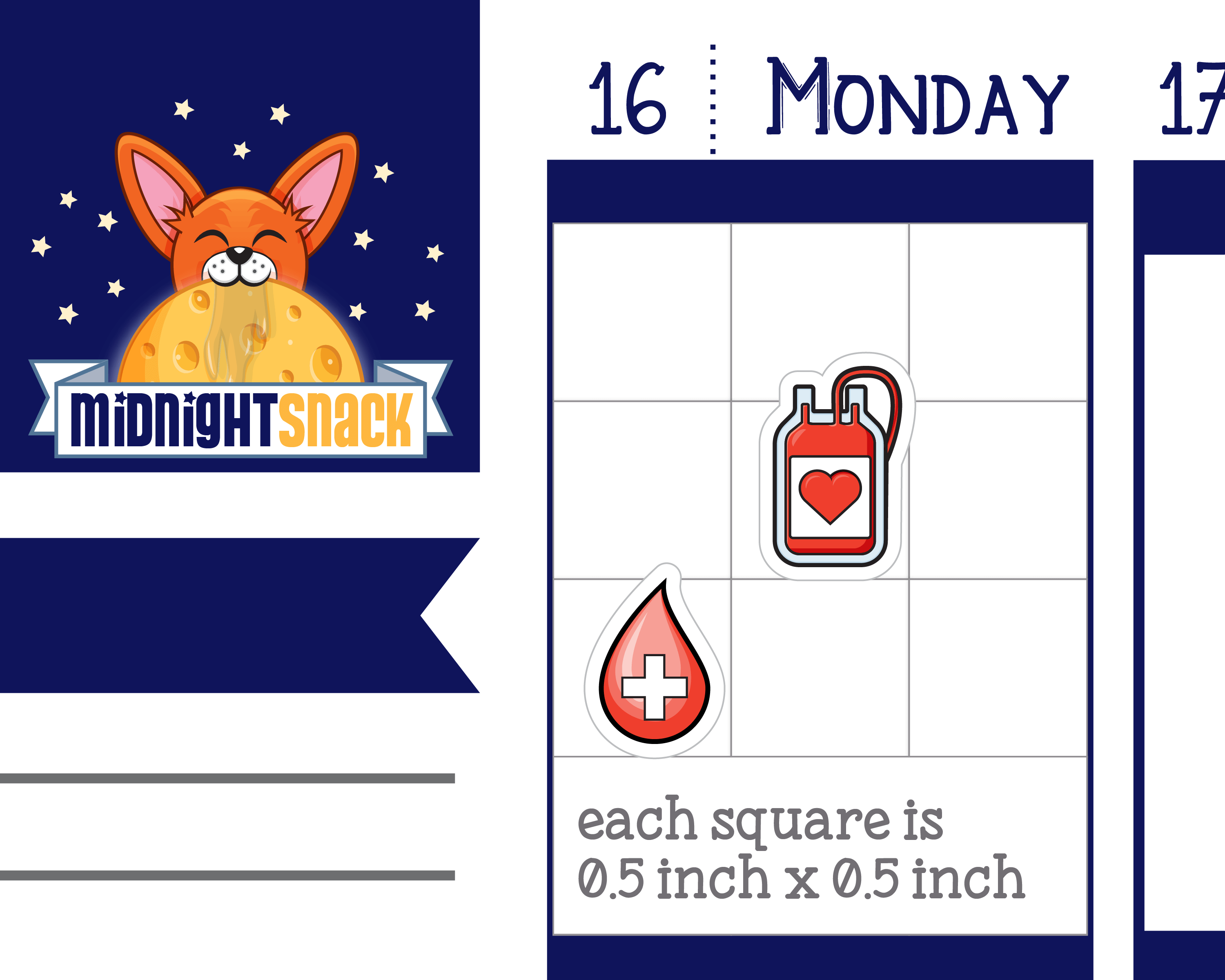 Donate Blood Icon: Health Planner Stickers