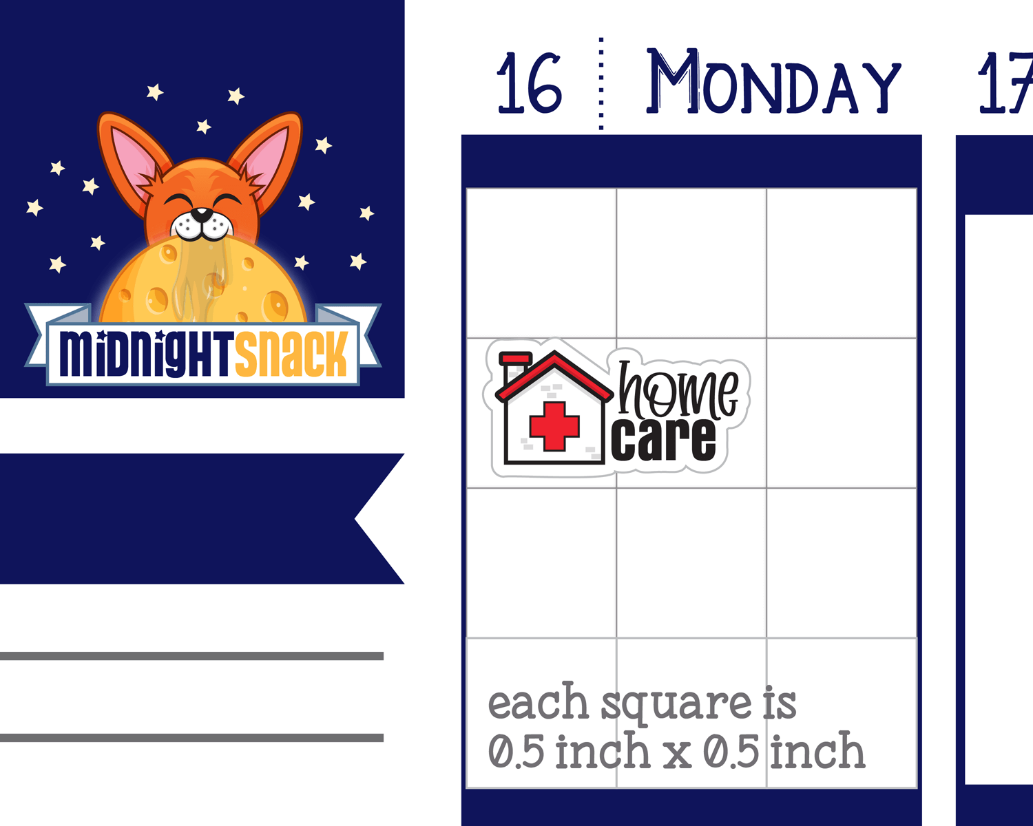 Home Care Appointment Reminder Planner Stickers