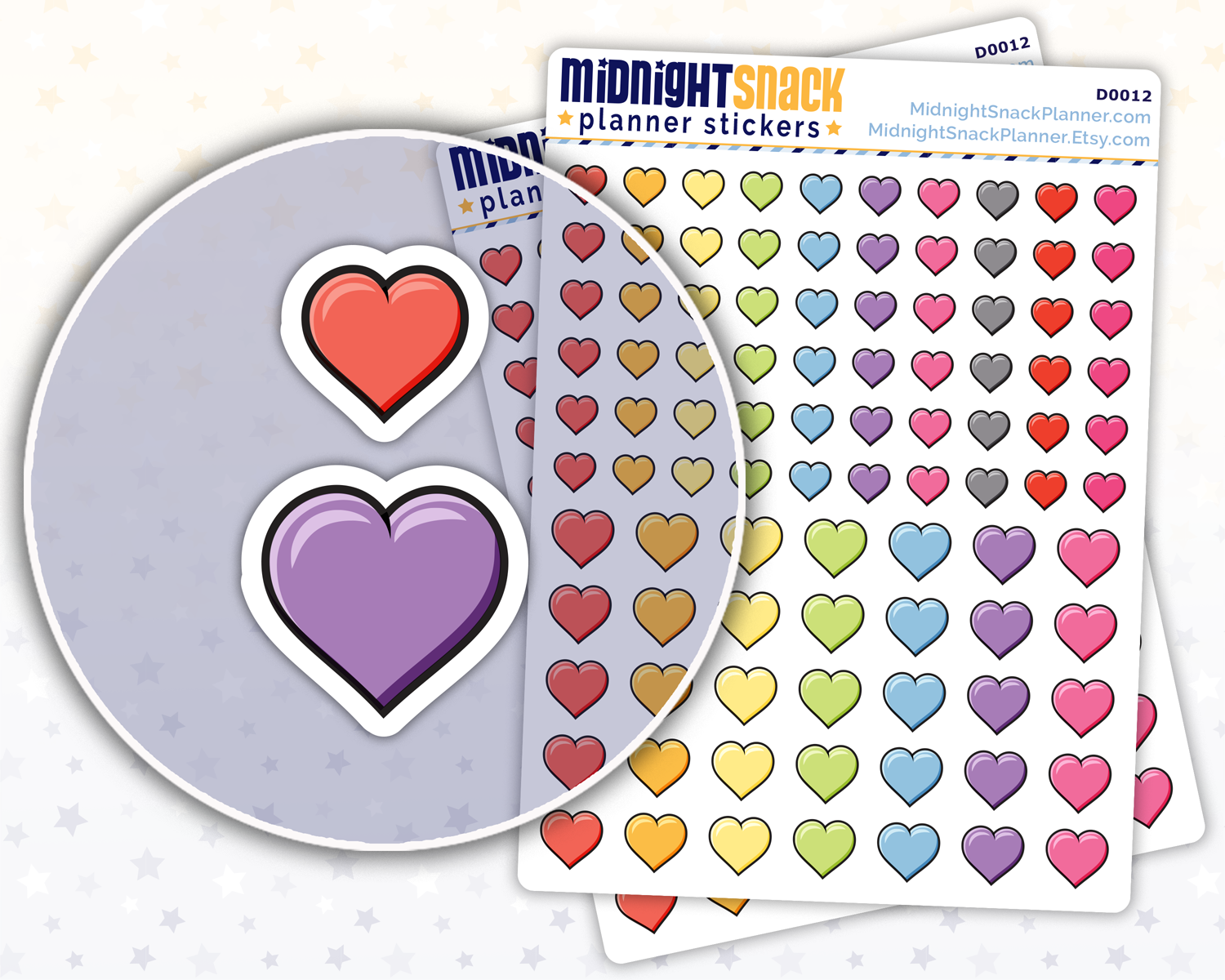 Heart Icon: Decorative Planner Stickers