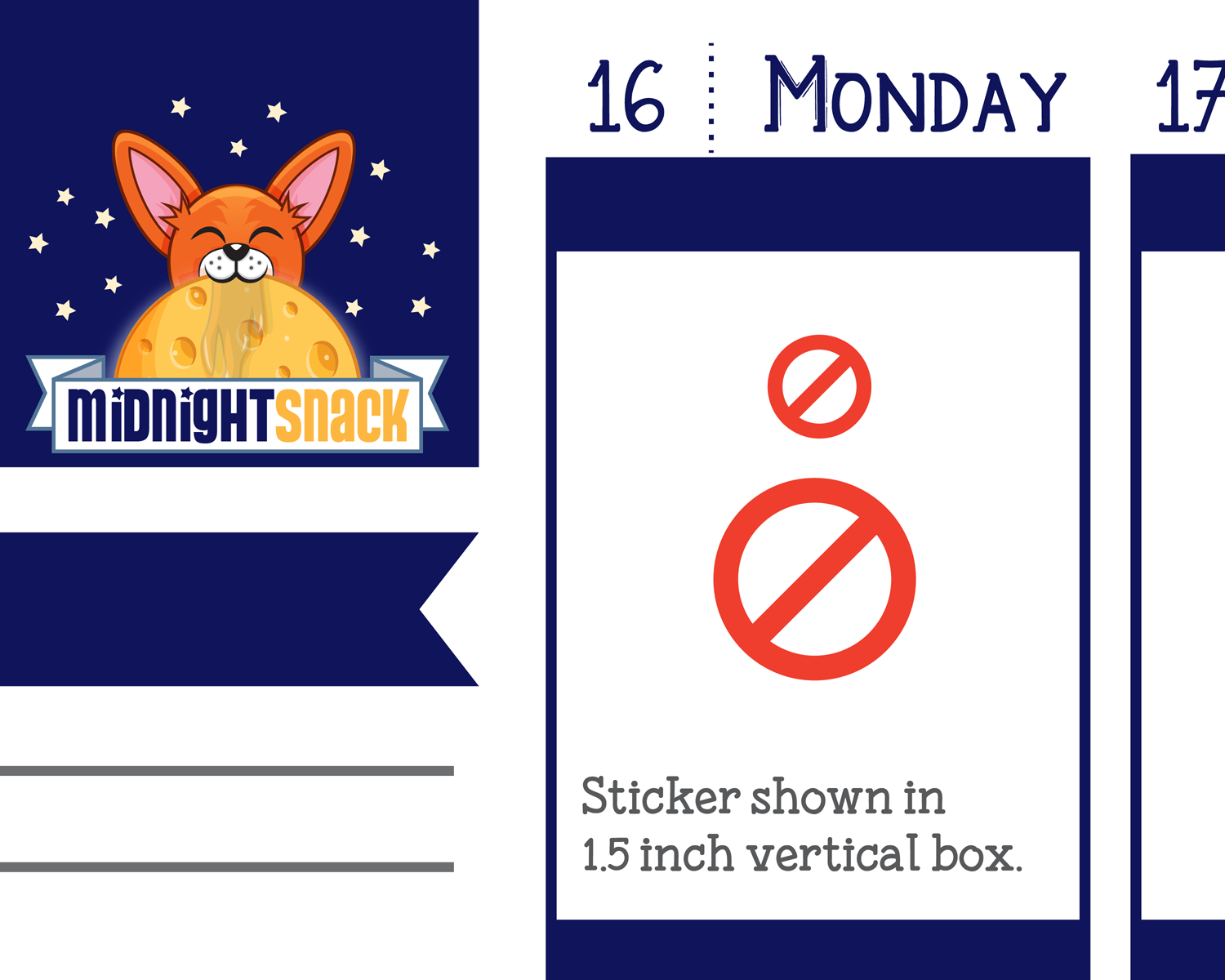 Universal No Symbol: Planner Stickers