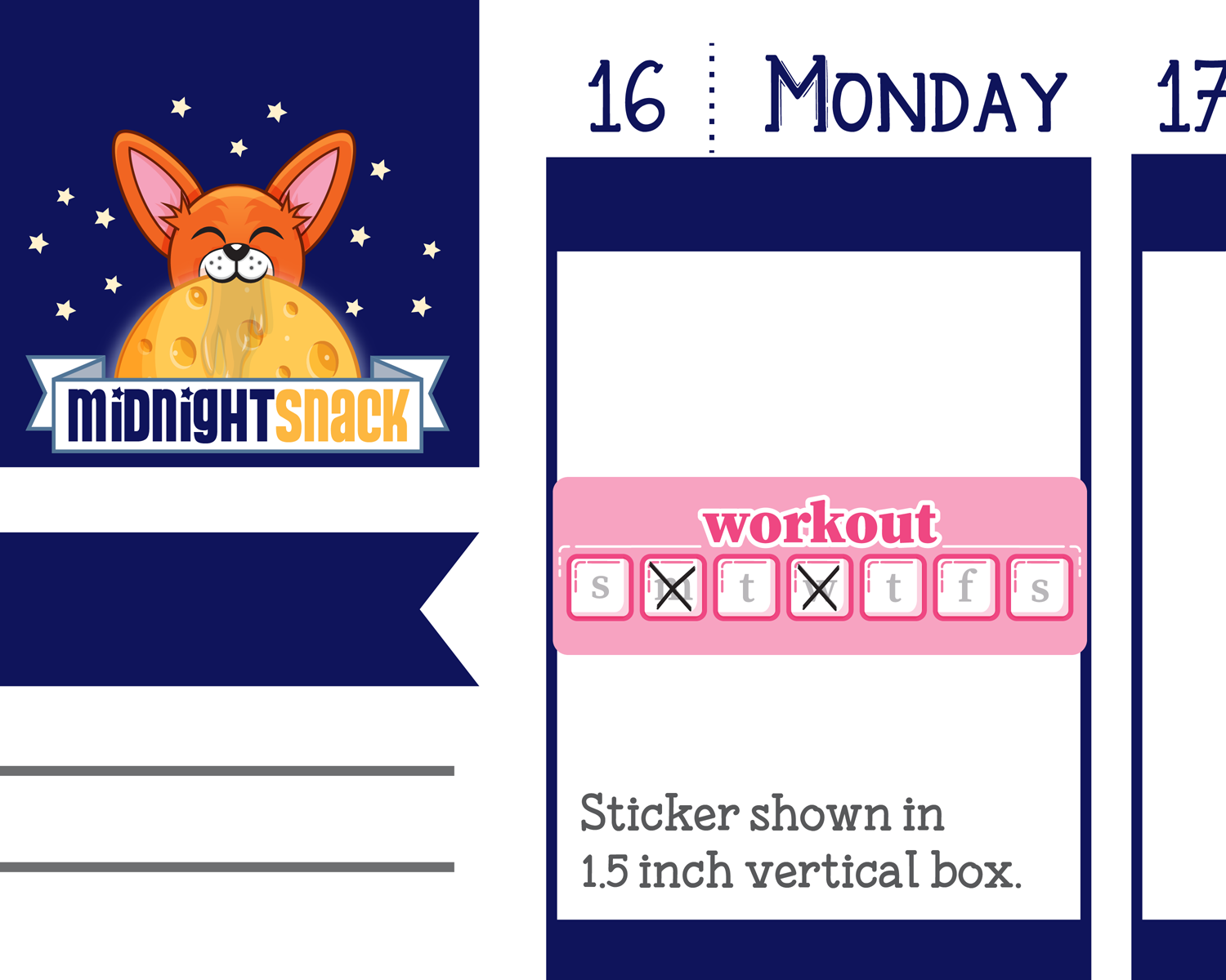 Workout Tracker: Fitness and Exercise Planner Stickers