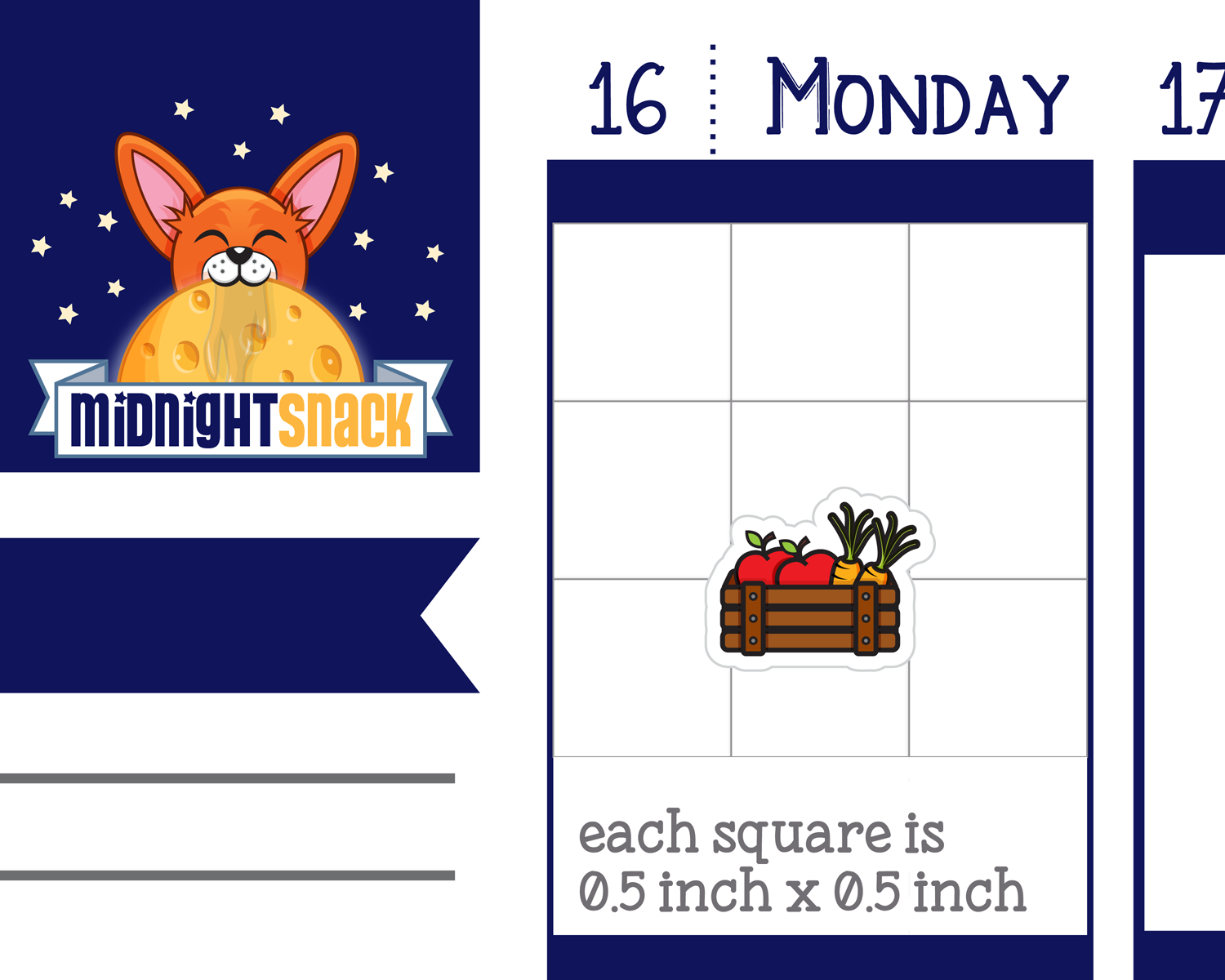 Farmer's Market Icons: Planner Stickers