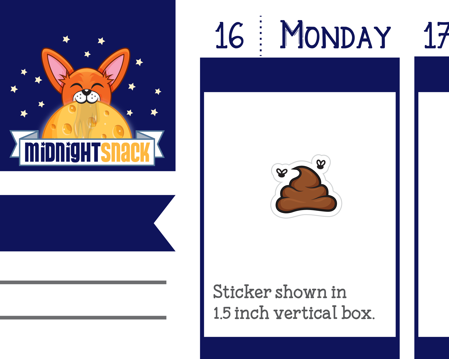 Poop Icons: Planner Stickers