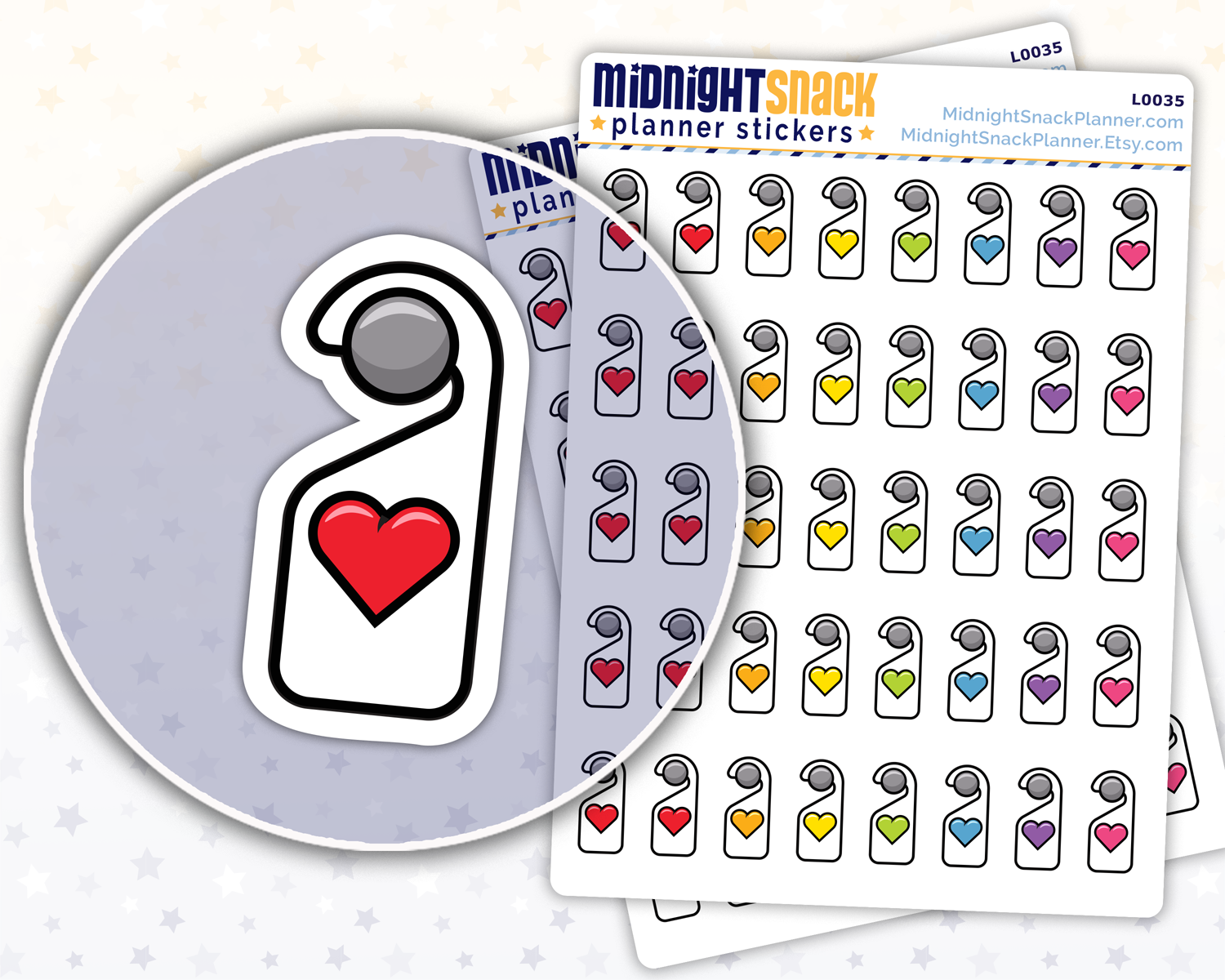 Do Not Disturb Sign Icon: Self Care Planner Stickers
