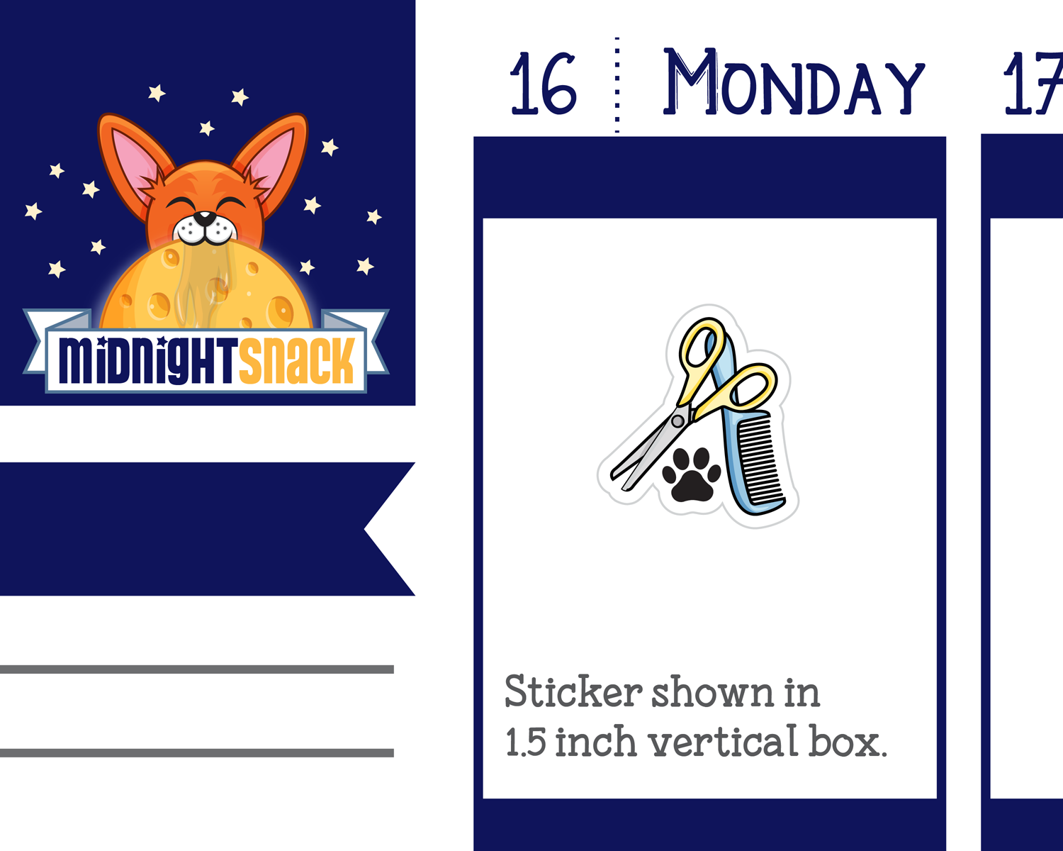 Groomers Appointment Icon: Pet Care Planner Stickers