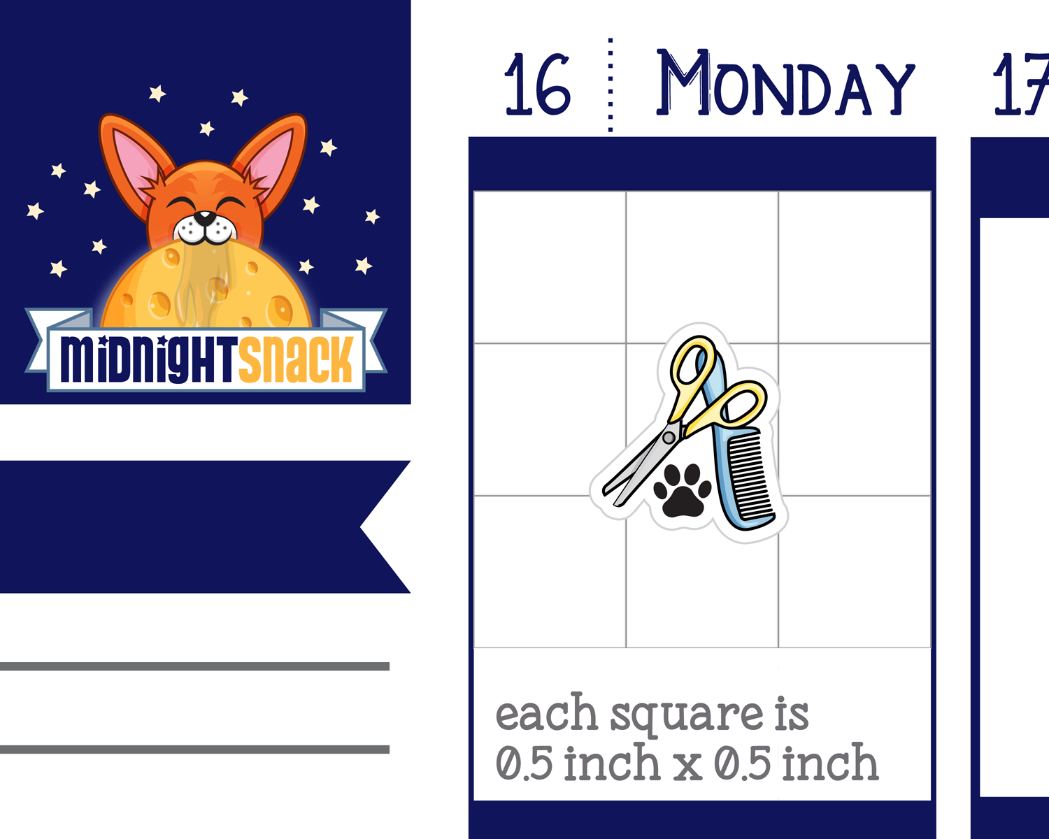 Groomers Appointment Icon: Pet Care Planner Stickers