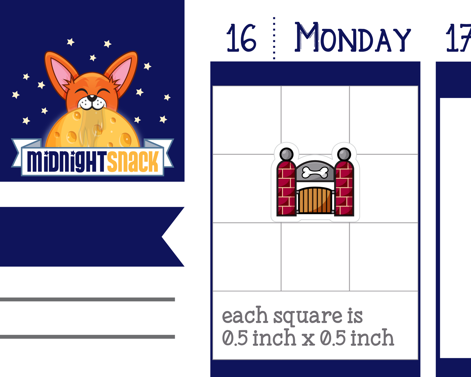 Dog Park Icon: Pet Care Planner Stickers