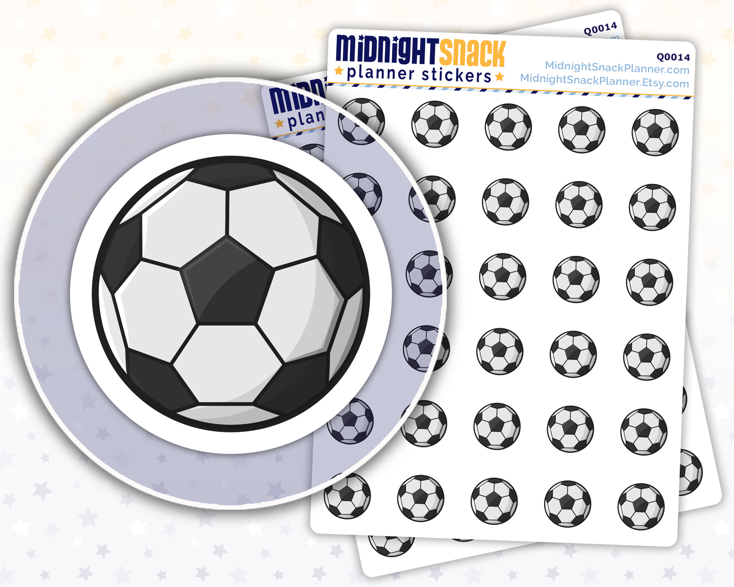 Soccer Planner Stickers